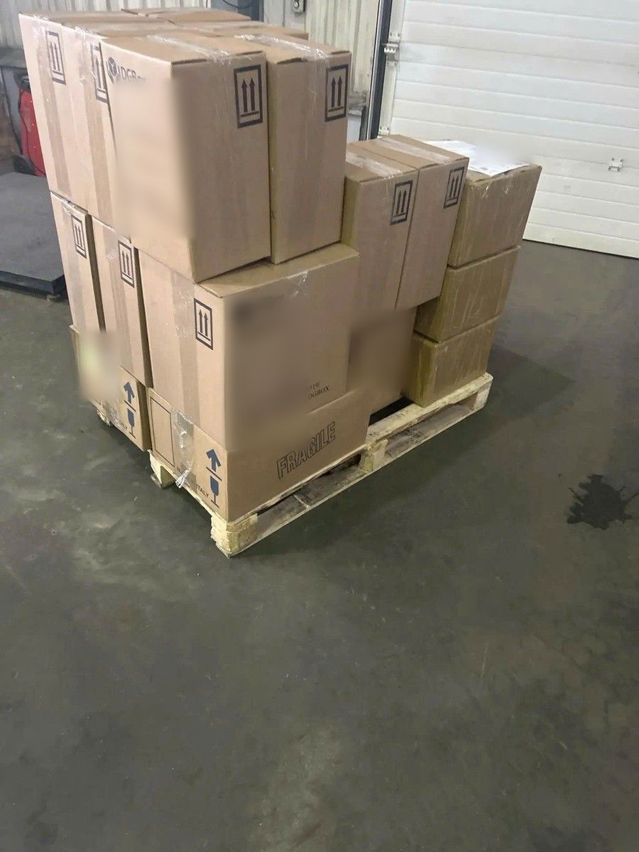 Chemicals in UN-certified packaging
